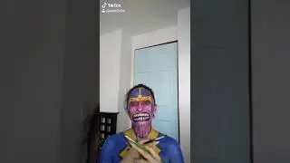 MARVEL THANOS | FACE AND BODY PAINT ( TIKTOK )