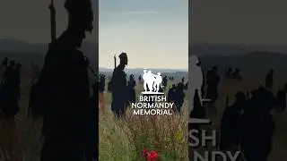 1,475 silhouettes at British Normandy Memorial represent fallen soldiers during the D-Day landings
