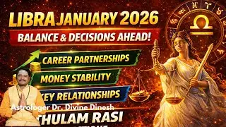 Libra Thulam January 2026 Predictions | Career Balance, Money & Key Choices | Dr. Divine Dinesh
