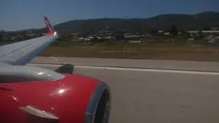 Jet2 Boeing 737-8MG(WL) (G-JZHO) taking off from Skiathos (12/08/25)
