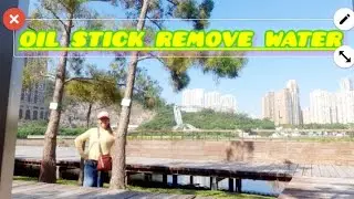 oil stick remove in water