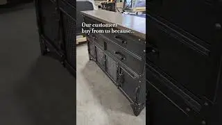 Modern Industrial Furniture handcrafted in the USA. #industrialfurniture #customfurniture #handmade