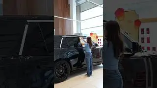 UNWRAPPING BRAND NEW RANGE ROVER AUTOBIOGRAPHY #rangeroverinformation #landrover #shorts #unwrapping