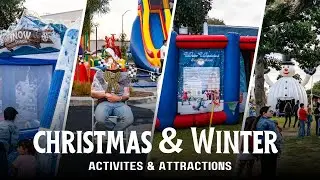 Christmas Winter Attractions ❄️ Activities for Company Holiday Parties & Community School Fairs 2025