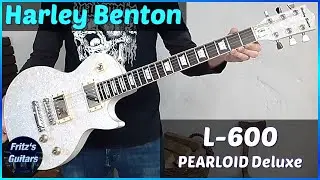 Harley Benton L-600 Pearloid Deluxe 2014 - RARE LP GUITAR