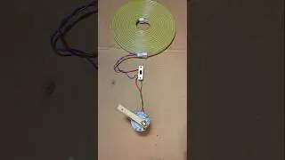 Dynamo Gear Motor Generator Powering In a Neon Strip Light &bull; DC Motor #dcmotor #tech #shorts