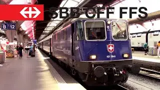 Re 421 with EC to Munich  |  Departure from Z&uuml;rich
