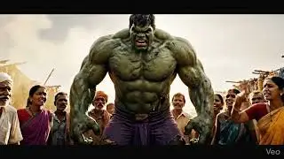 Hulk saves his village #hulk #ai # save