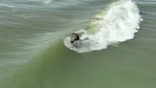Surf session à la Sauzaie avec le nouveau Mini-longboard 6'8 Prism !