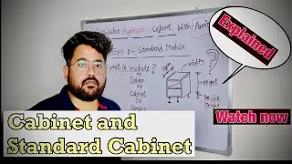 What is cabinet and Standard cabinet @BeModularExpert #newvideo