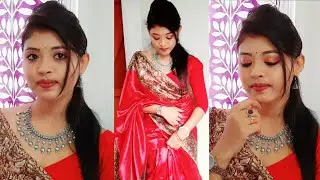 Teenagers Makeup Tutorial | Makeup For Teenagers | Durga Puja Makeup Look বাংলা | Bengali Makeup