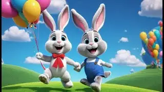Bobby Bunny Finds a Balloon | Joyful Discovery Song for Kids | Playful Adventure Rhyme for Toddlers