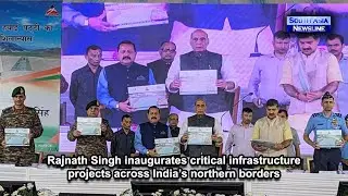 Rajnath Singh inaugurates critical infrastructure projects across India&rsquo;s northern borders