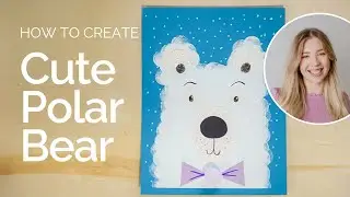 How to Create a Cute Polar Bear - Kids Art Project Tutorial