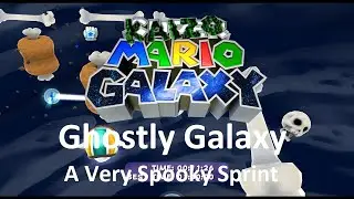Kaizo Mario Galaxy | Ghostly Galaxy &ndash; A Very Spooky Sprint | 100% Walkthrough