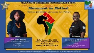 Movement as Method:  Bridging Scholarship, Community and Activism