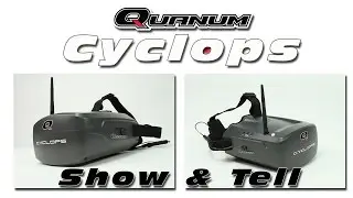 Quanum Cyclops! Entry level 5.8Ghz FPV Goggle Review!