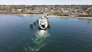 4K Edmonds WA Beach Kingston Ferry