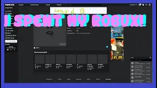 I SPENT ALL MY ROBUX :( | ROBLOX | DALE CYRILLE