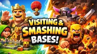 🔴 CLASH OF CLANS | LIVE | BASE VISITING AND SMASHING THEM 🔥🔥🔥