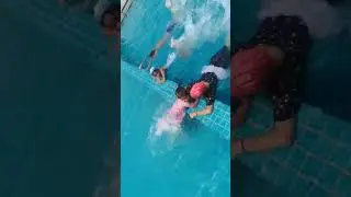 swimming pool masti didi ke sath #dance #kids #bluehaipani #fashion #stylishkids #hellokids
