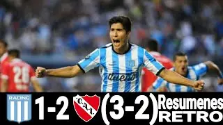 Racing 1-2 Independiente (3-2 Global) Vuelta Liguilla Pre-Libertadores 2015 | Resumenes RETRO