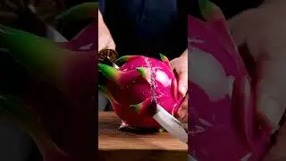 Samurai Fully Slices a Glass Dragon Fruit with a Katana | Full Cut ASMR