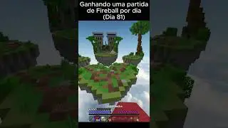 Ganhando uma partida de Fireball por dia (Dia 81) #minecraft #mushmc #pvp #monster #fireball #shorts