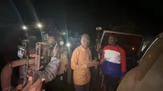 UGANDA'S PRESIDENTAL CADIDATE BOBI WINE BLOCKED BY SECURITY  AGENCIES AT NYTE.