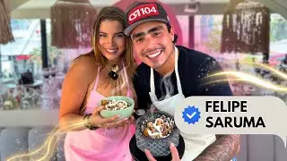 Como preparar arroz con queso 🤤 con felipe saruma - Cocinando por desparche
