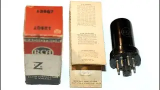 Unboxing A RCA Radiotron 12SQ7 Double Diode Triode  Vacuum Tube #UnboxingVintageElectronicComponents