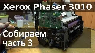 Замена девелопера Xerox Phaser 3010. Часть 3 - сборка принтера
