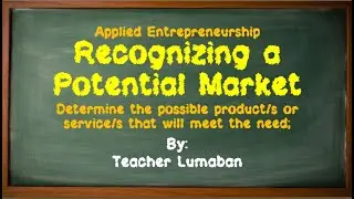 Determine the possible products or services that will meet the need by Teacher Lumaban