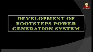 Footstep power generation system ।। Free energy generation ।। balal hm