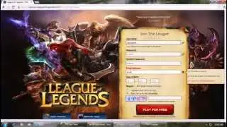 How to make a league of legends account