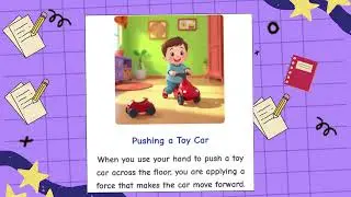 Push And Pull Flash Cards For Kids Learning