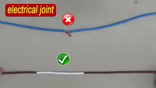 different types of wires with their specification |proper joint of electric wire  |electrical joints