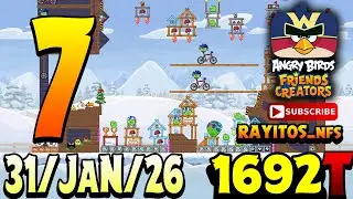 Angry Birds Friends Level 7 Tournament 1692 Highscore POWER-UP walkthrough