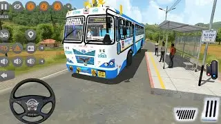 Parking the Iconic 'Shakti' Haryana Roadways Bus at the Village Stop