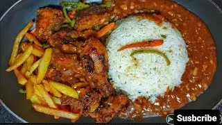 Easy Chicken sizzler with garlic rice at home/ഈസി ചിക്കൻ സിസ്ലെരും ഗാർലിക് റൈസും വീട്ടിൽ ഉണ്ടാക്കാം