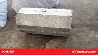 recycle scrap metal baler machine