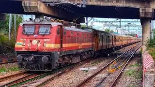 FIRST RUN || SECUNDERABAD - MADURAI JUNCTION WEEKLY SPECIAL || Arriving Tiruchchirappalli Junction
