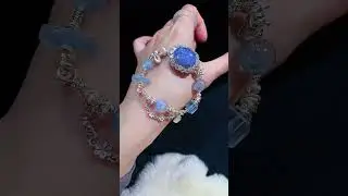 Blue Rutilated Quartz, pure and untouched.Love at first sight.