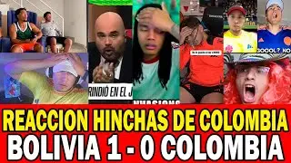 REACCION DE HINCHAS Y PRENSA COLOMBIANA AL PARTIDO BOLIVIA VS COLOMBIA / COLOMBIANO REACCIONAN