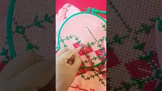 New Cross stitch pattern 🧶Dusuti design #diy #crossstitch #ytshorts #shortvideo #yutubeshorts