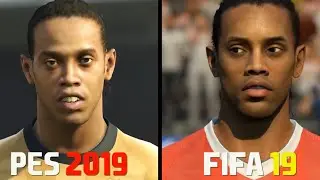 Pes 2019 vs FIFA 19 Icons Faces | HD