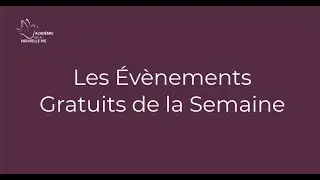 Nos Invit&eacute;es de la semaine sur l'ANV .... Fr&eacute;d&eacute;rique Bourgeois, Domitille Bruneton