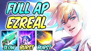 BURST FULL AP EZREAL MID IS SO FUN WITH NEW 40% CDR Build & Runes | League of Legends | S10