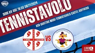 Tennistavolo A1F - ASD Quattro Mori-Tennistavolo Castel Goffredo (1-4)