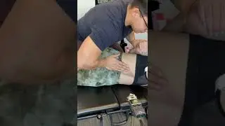 Crunchy Cheerleader Gets Low Back Crack #satisfying #chiropractictherapy